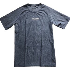 Full Send Fitness Short Sleeve Crewneck Tee Gray XL
